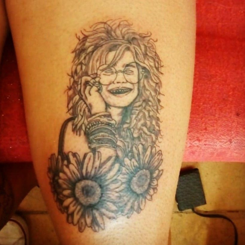Janis Joplin Memorial tattoo