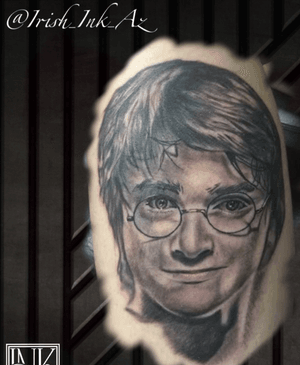 Harry potter black an gray portrait 