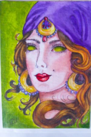 Gypsy water color and pen ink 