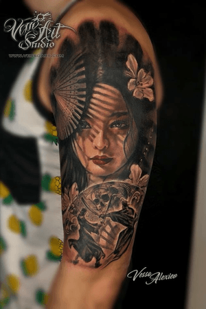 #geisha #colour #color #tattoooftheday #tattooartist  