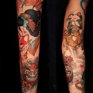 鼠”#AsianTattoos #japanesetattoo #tattooartist 