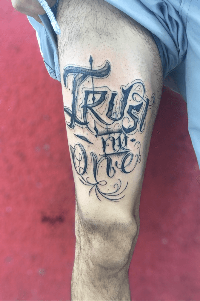 Trust No One Tattoo 92 Iconic Styles Of This Timeless Piece