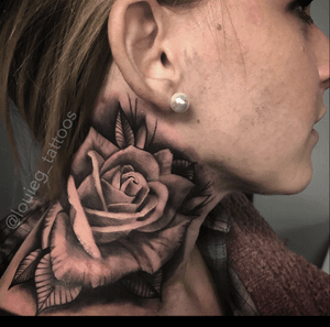 Rose on neck done by louieg 