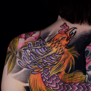 Undone . “凤凰”#AsianTattoos #japanesetattoo #tattooartist 