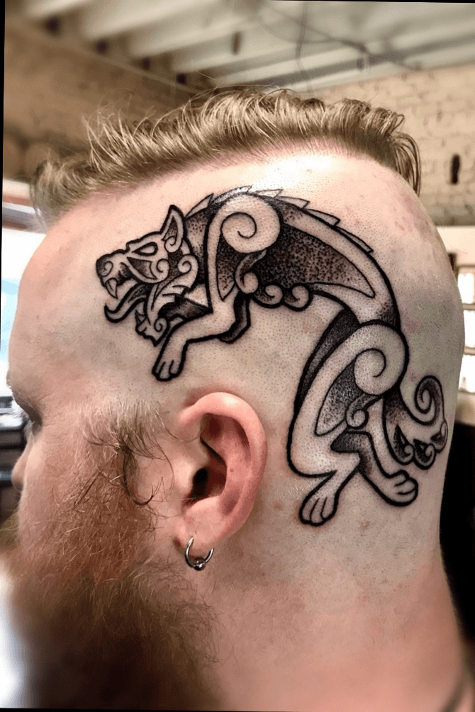 norse wolf tattoos