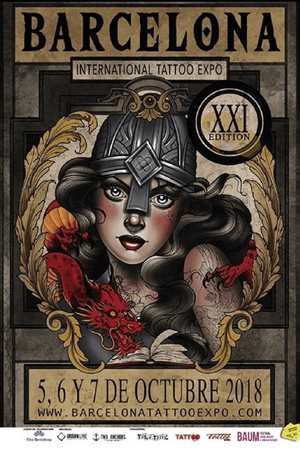 Barcelona tattoo expo .OCT 5-7.  6-7 BOOKING NOW！