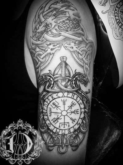 Odin Portrait  Tattoos, Norse tattoo, Mythology tattoos