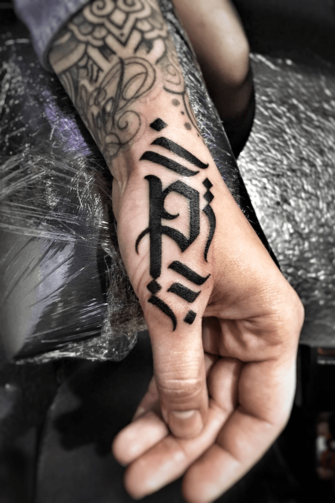 10 Bold Letter Tattoo Ideas That Will Blow Your Mind  alexie