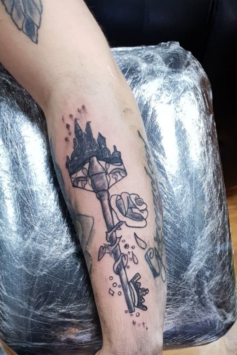 Disney Key Tattoo On Leg  Tattoo Designs Tattoo Pictures