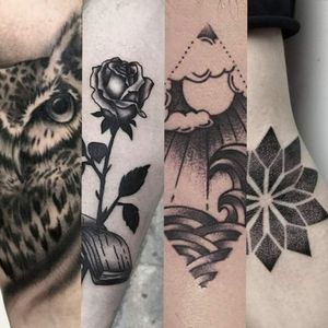 Some of my works done at @The_Wave_Tattoo • Bookings open, pls contact the studio •INFO & APPOINTMENTS :📲 +34 603307687 (call us or send whatsup)📩 thewavetattoobcn@gmail.com 📍Carrer dels assaonadors 24 - El Born 🚇 Metro L4 Jaume 👉 Follow us on Instagram @thewavetattoobcn • #dotwork #blackwork #smalltattoos #smalltattoo #barcelona #barcelonatattoo #tattooartist #bcn #realistictattoo #portrait #realismo #blackandgrey #animaltattoos #pettattoo #geometric #sacredgeometry #colortattoo #naturetattoo
