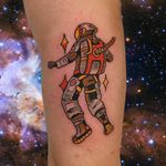 Tattoo by Alex Zampirri aka AZamp #AlexZampirri #AZamp #sparklytattoos #sparkly #glittery #glitter #sparkle #stars #ornamental #beautiful #astronaut #galaxy #stars #space