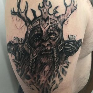 Odin Tattoo by Gabriel Ferreira