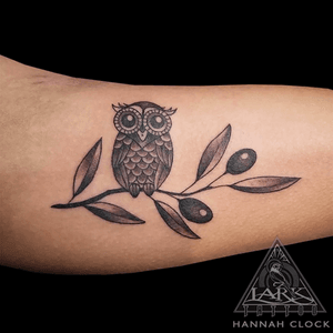 Tattoo by Lark Tattoo artist Hannah Clock. See more of Hannah's work: http://www.larktattoo.com/long-island-team-homepage/hannah-clock/ . . . . . #owl #owltattoo #bng #bngtattoo #blackandgreytattoo #blackandgraytattoo #olive #olivetattoo #olivebranch #olivebranchtattoo #femaletattooartist #femaletattooer #femalartist #tattoo #tattoos #tat #tats #tatts #tatted #tattedup #tattoist #tattooed #inked #inkedup #ink #tattoooftheday #amazingink #bodyart #larktattoo #larktattoos #larktattoowestbury #westbury #longisland #NY #NewYork #usa #art #tattooig #instatats