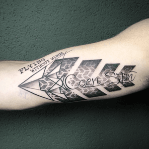 Done by Bertina Rens - Resident Artist @swallowinktattoo @iqtattoogroup  #tat #tatt #tattoo #tattoos #tattooart #tattooartist #blackandgrey #blackandgreytattoo #ink #geomatrictattoo #dotwork #dotworktattoo #inkedup #paperplanes #paperplanestattoo #tattoos #tattoodo #ink #inkee #inkedup #inklife #inklovers #art #instagood #instalife #ink_sta_gram #bergenopzoom #netherlands