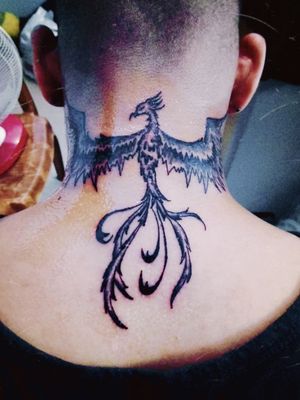 Got myself a phoenix tat which defines my battle with self doubt, depression 