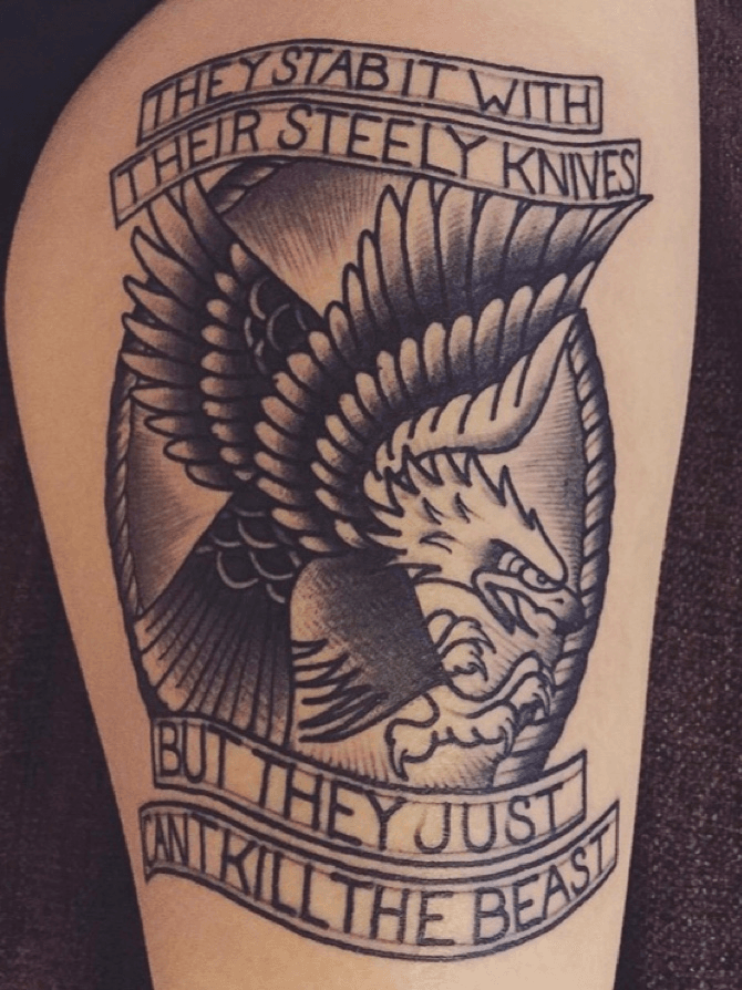 65 Eagle Feathers Tattoos  Designs With Meanings