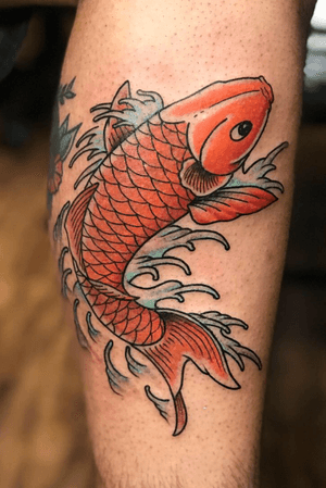 Koi fish done in Pure Love Tattoo