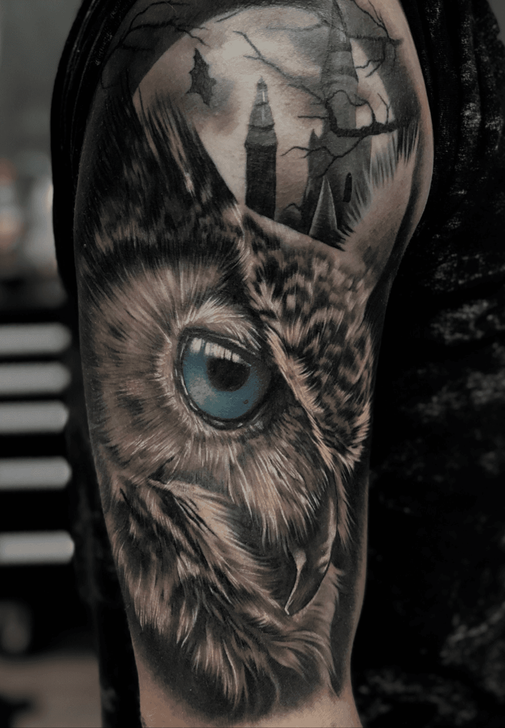 Owl moon bird temporary tattoo wristband tattoo 035  wholesale  clothing fashion jewelry blog