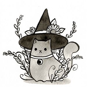 Witchy kitty!