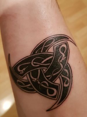 Nordic Triskel with Loki symbol made by Graph'Ink 