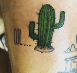 Col... Cactus #cactus #colcactus #tattoo #colortattoo #green #fineline #funnytattoos #plant #small #ethernalink