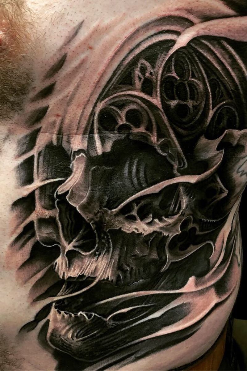 Tattoo uploaded by Floyd Varesi • Tattoo by Floyd Varesi #skulltattoo # ...