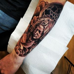 Blessed Virgin Mary - Art by Eduardo Suvorov#tattoo #lilbinspired #blackandgrey #3rl 
