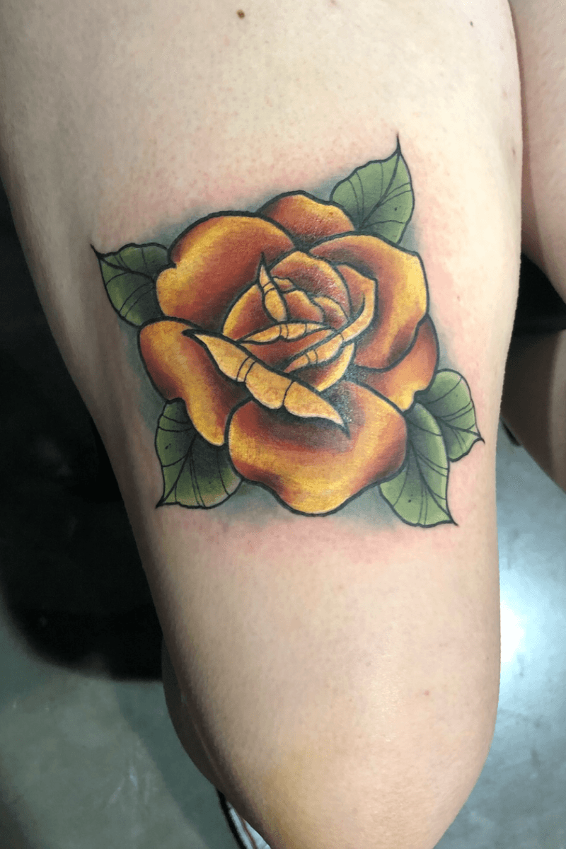 Tattoo uploaded by Bailey Goodwin • Rose I did at the Villain Arts