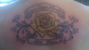 Memorial Rose Tattooed By: Levi Sexton 
