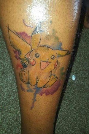 #watercolor  #Pikachu 