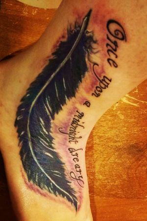 Edgar Allen Poe Quote Tattooed By: Thomas Bryant 