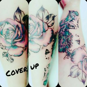 #coverup #arm #frau #farbe #bunt #inkgirl #inked #tattooedwoman #tattooedgirl #tattooed #tattoist #inkgirl #cheyenehawk #eternal #dreamtattoo #mindblowing #mone1971 #follower #follow #followforfollow 