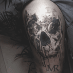 #skull #twoforone #blackandgrey #tatted #tattooart #tattooartist 