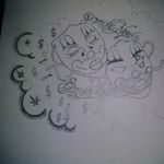 Smoke now , Smoke later design almost done #mask_tattoo #weed #unfinished