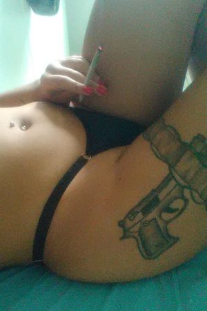 Armed #gun #arma #lacetattoo #firegun #Black 