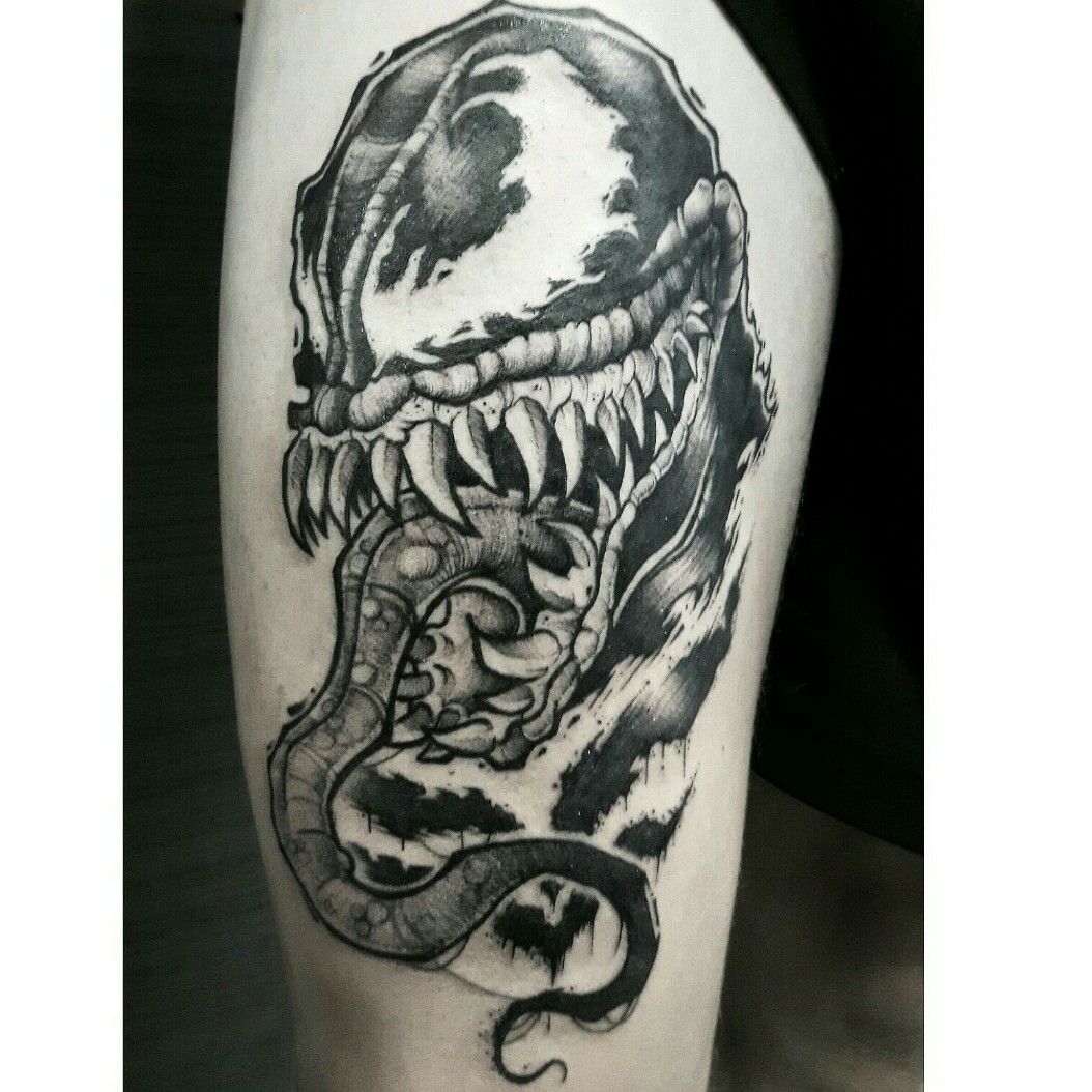 Venom Illustration  Venom tattoo Venom art Marvel tattoos