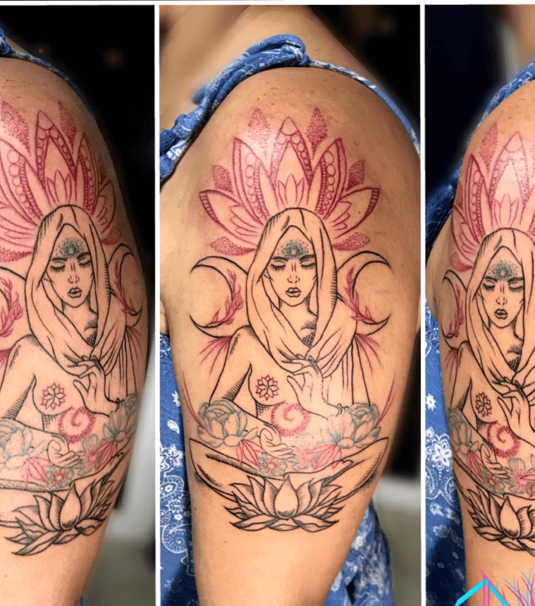 Goddess Of The Earth Gaia Tattoo  TATTOOGOTO