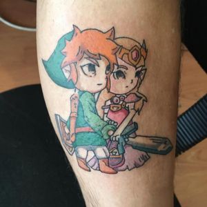 My brother is a huge Legend of Zelda fan and collector. This tattoo is for him