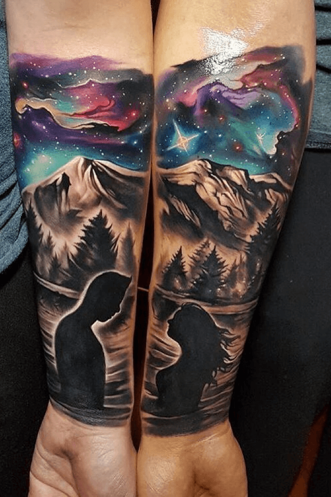 Tattoo Uploaded By White Knuckle Tattoos Matching Couple Tattoos Tattoodo