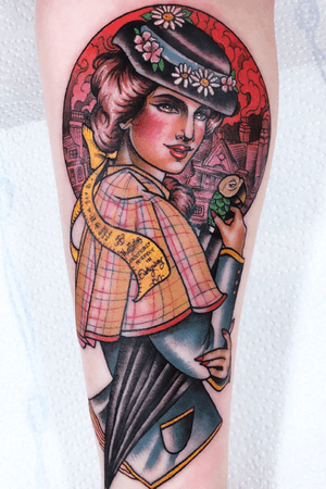 Mary poppins unner forearm 