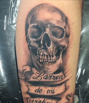 #skull #skulltattoo #blackandgrey #tattoodealermx