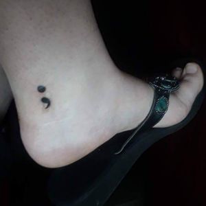 Semicolon (tattoo number three)