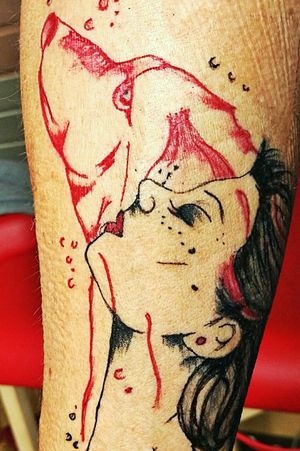 #love #tattoos #tattooedgirl #tattooartist #followme #follower #follow #frau #hund #Symbiose #lines #farbe #bunt #inkgirl #inked #tattooedwoman #tattooedgirl #inked #cheyenehawk #eternal#dreamtattoo #germantattooers 