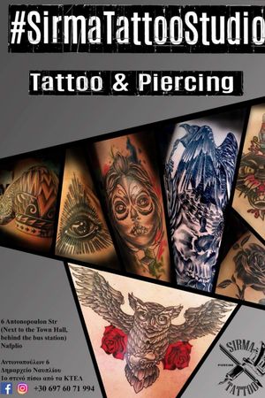 #Nafplio #Tattoo #tattoostudio #Tattoos #SirmaTattooStudio #Piercing #bodypiercing 