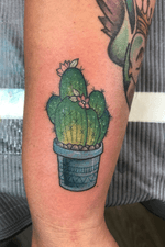 Small custom cactus - right forearm - walk-in