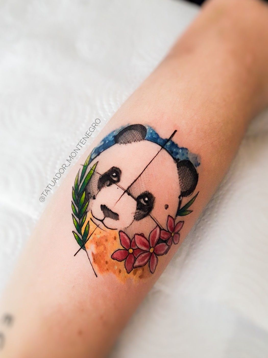 Pin by Pinner on Tattoos  Panda tattoo Leg tattoos Body art tattoos