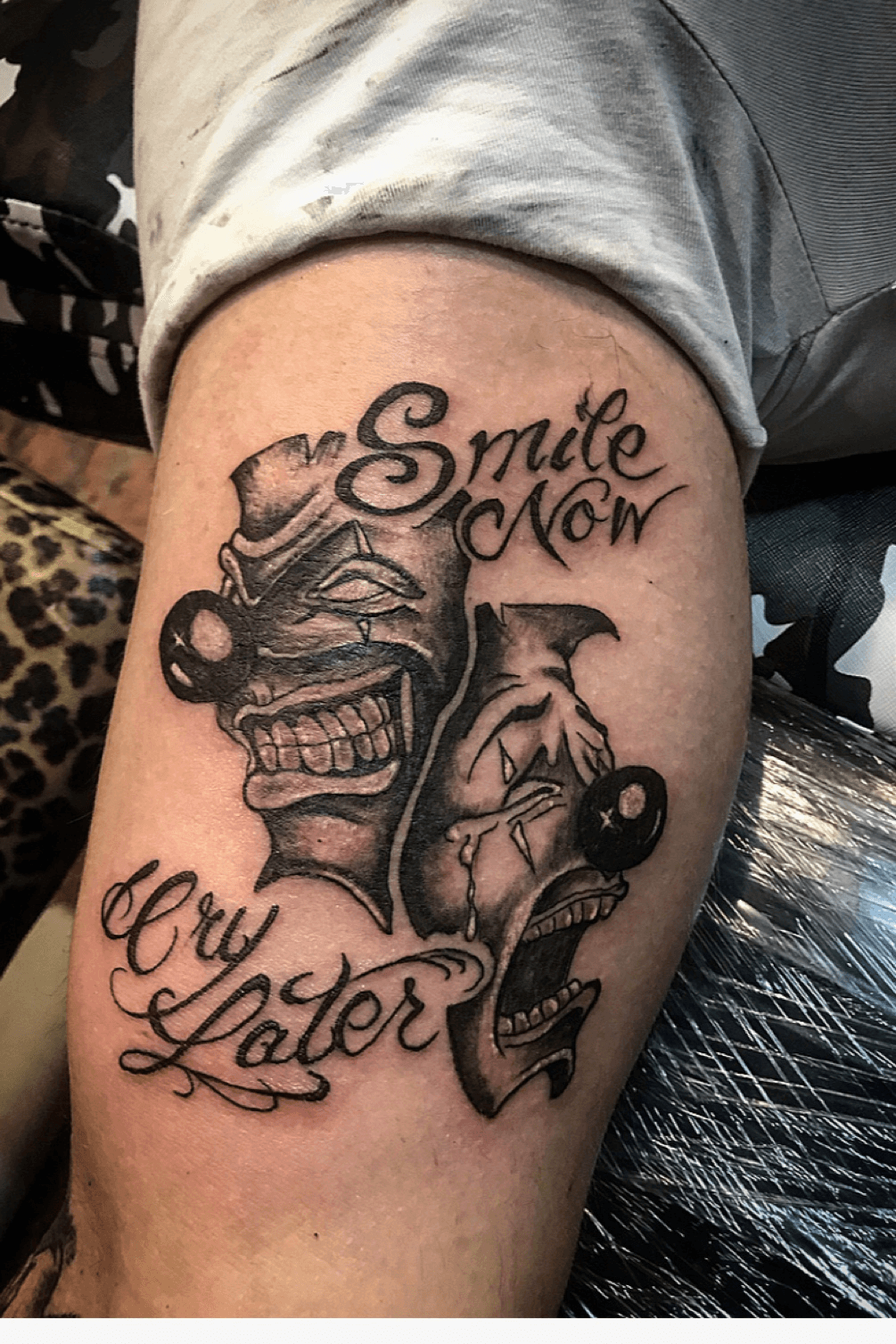 Smile Now | Smile Now Cry Later | Portland Flash Tattoos - PDX