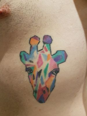 #watercolortattoo #watercolor #girafa
