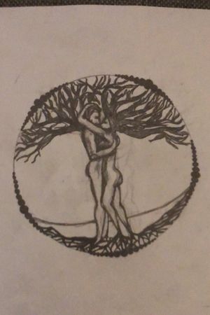 #love #couple #sketch #treeoflife #drawing