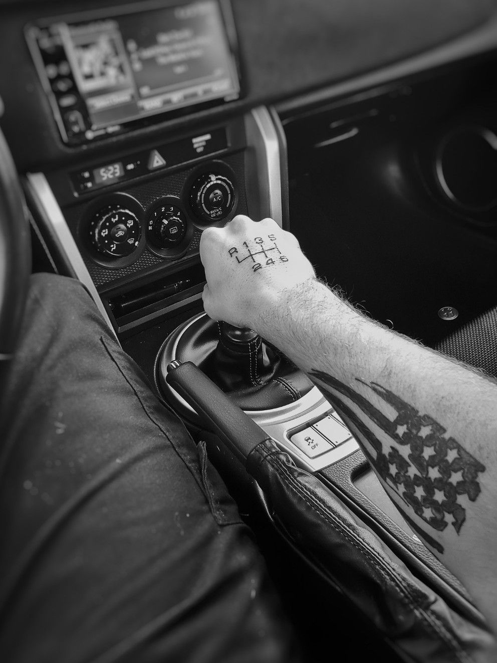 Top 10 6 speed gear shift tattoo ideas and inspiration